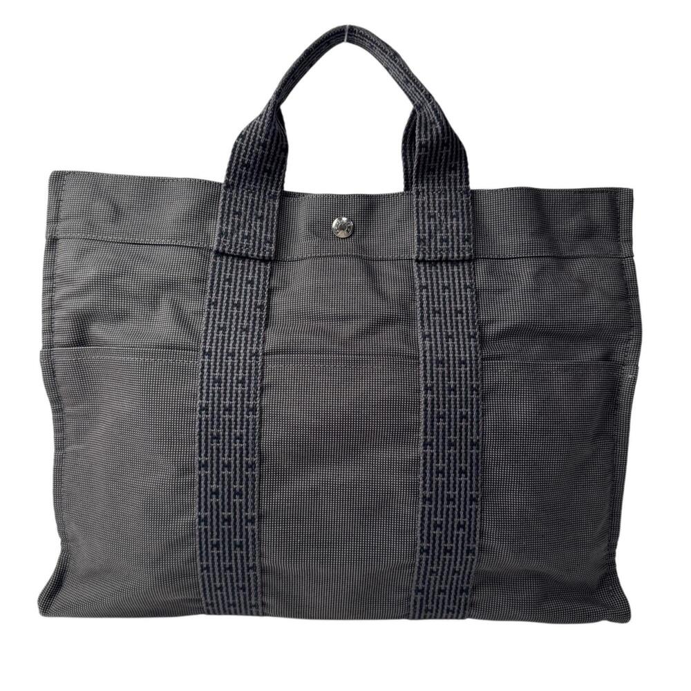 Hermes Herline MM Grey Tote Bag, A4 Size, Women's.